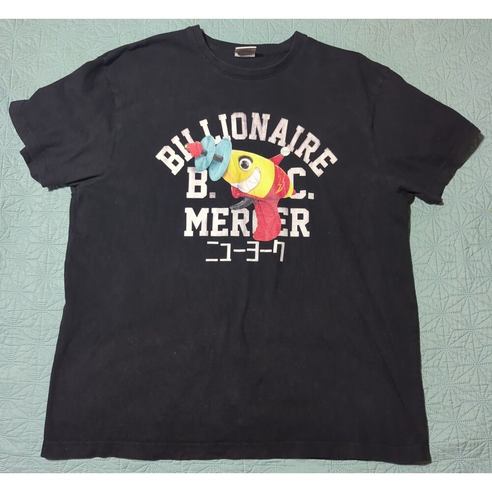 Billionaire Boys Club BBC Mercer New York Graphic Raygun T-Shirt Black XXL Scifi